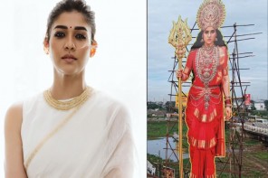 മൂക്കുത്തി അമ്മൻ-2  -  നയൻതാരയുടെ  60 അടി ഉയര കട്ടൗട്ട്..  ദീപാവലി റിലീസായി നവംബർ 6-ന് തിയേറ്ററുകളിൽ